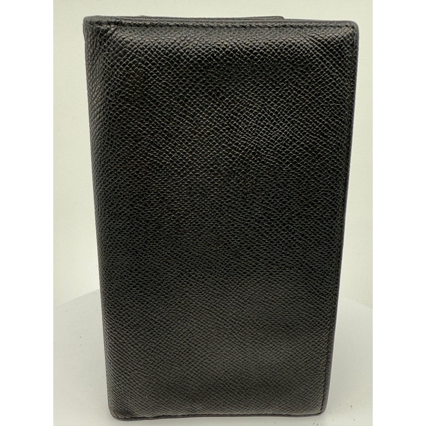 Authentic BVLGARI Serpenti Continental Wallet - Black Leather with Blue Interior