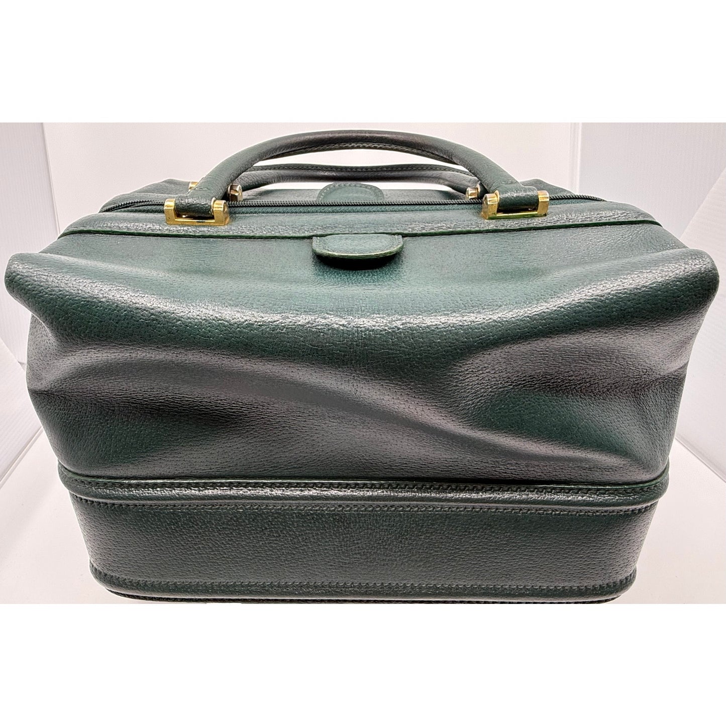 Authentic Vintage Gucci Green Leather Doctor’s Bag