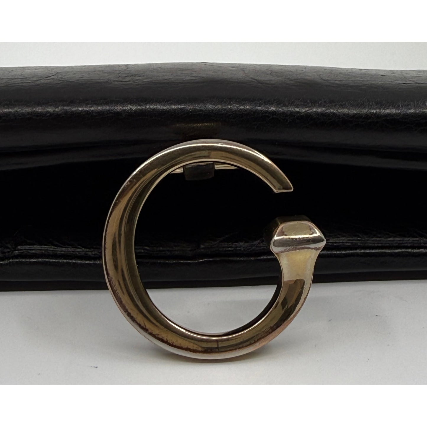 Authentic Gucci Black Leather Continental Wallet w/ ‘G’ Clasp