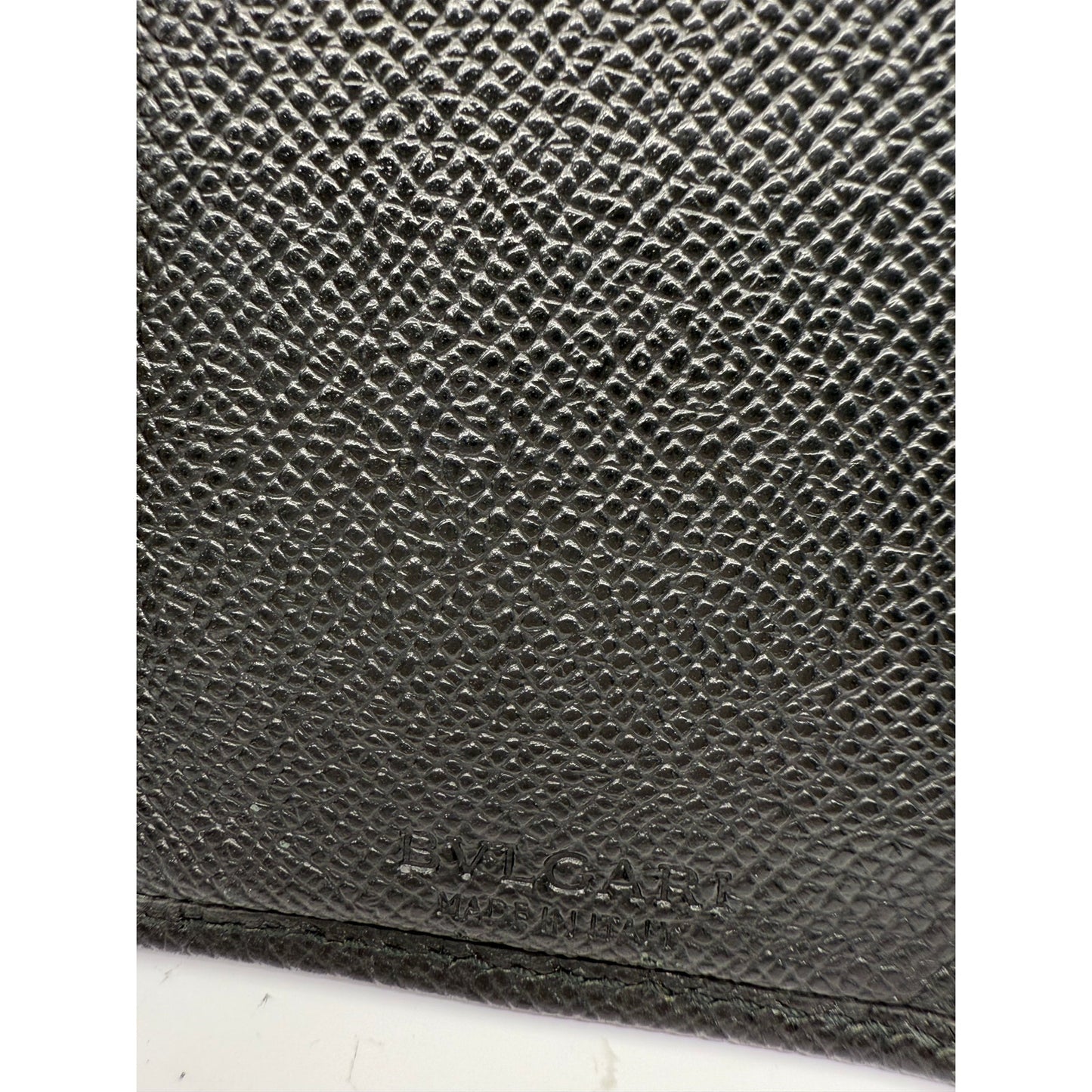 Authentic BVLGARI Serpenti Continental Wallet - Black Leather with Blue Interior