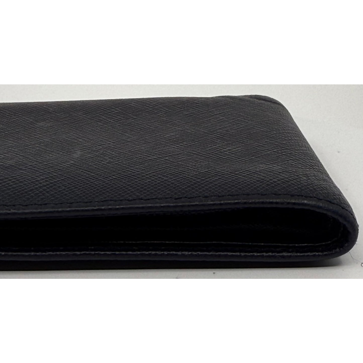 Authentic Prada Saffiano Leather Bifold Wallet - Navy Blue