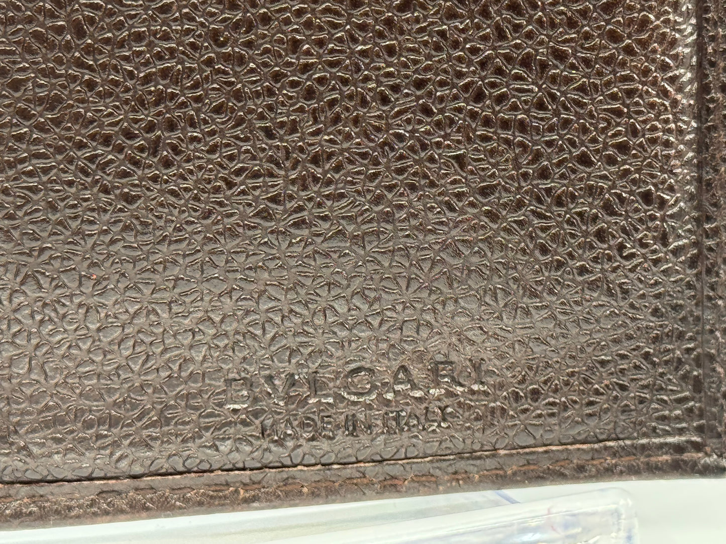 Bvlgari Continental Wallet with Gold & Onyx Detail