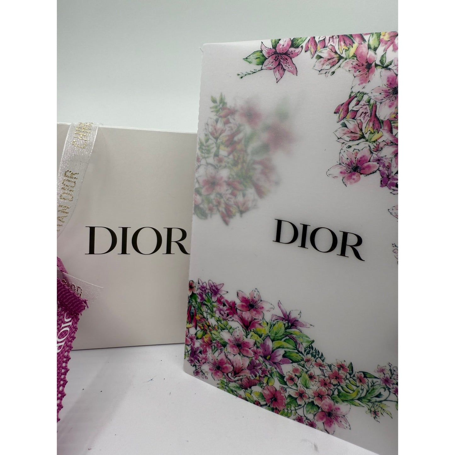 Authentic Dior Floral-Print Notebook - Brand New Condition