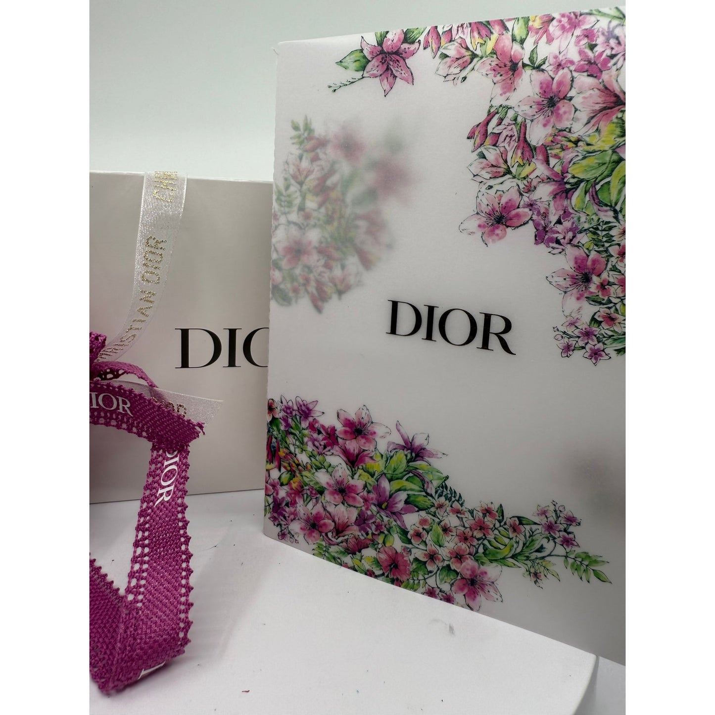 Authentic Dior Floral-Print Notebook - Brand New Condition